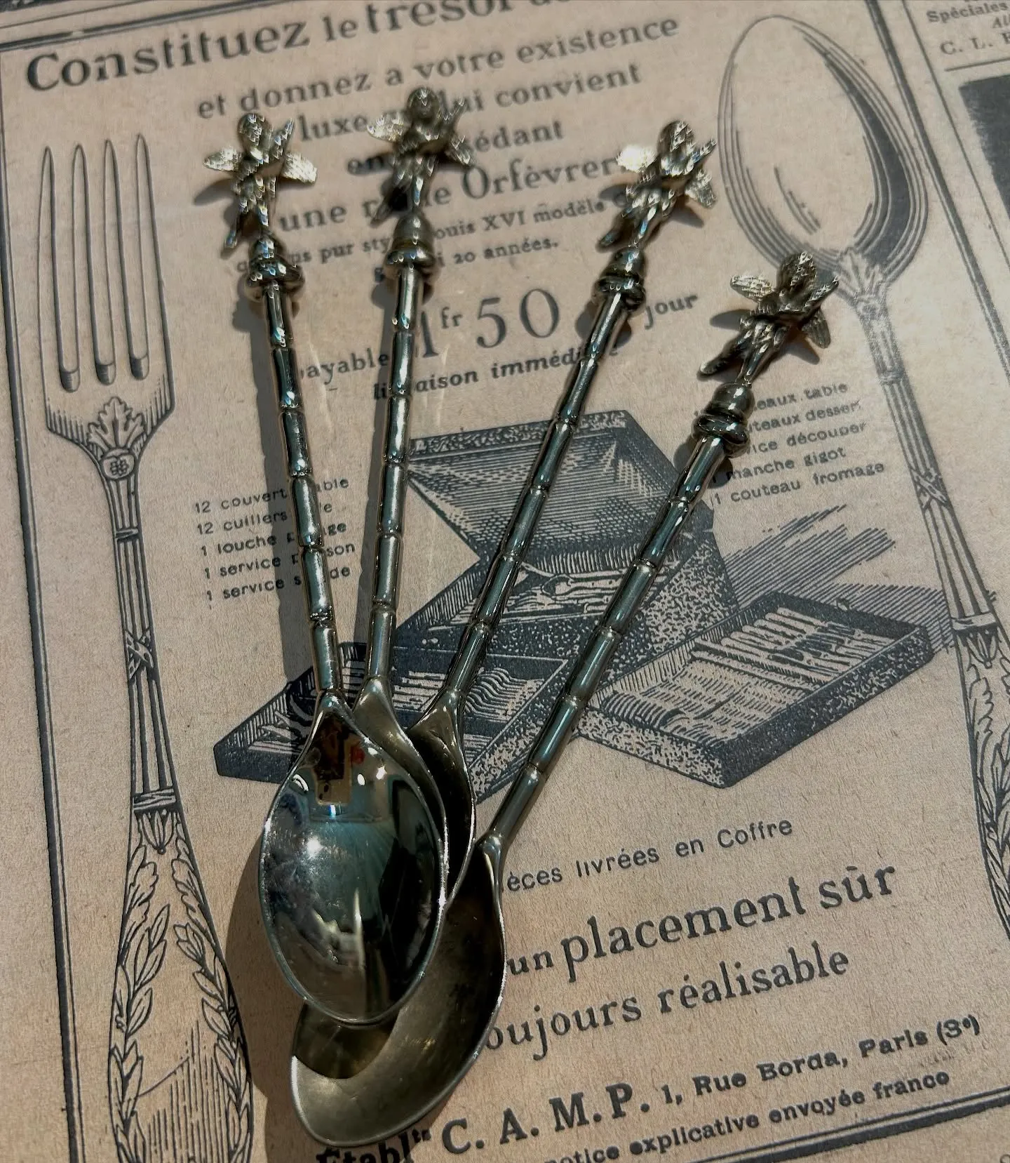 France🇫🇷よりantiqueのカトラリーやスプーン🥄が...